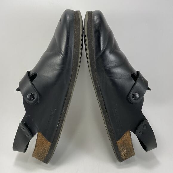 Birkenstock Tokio Super Grip Clog Mens Size 43 US 10-10.5 Narrow Black Leather - Picture 6 of 11